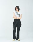 Many pocket layered slacks pants