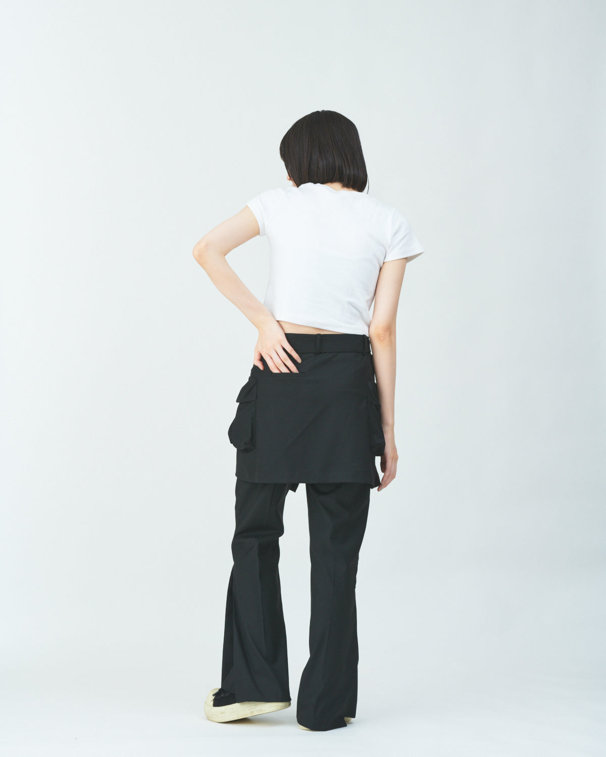 Many pocket layered slacks pants