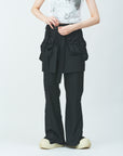 Many pocket layered slacks pants