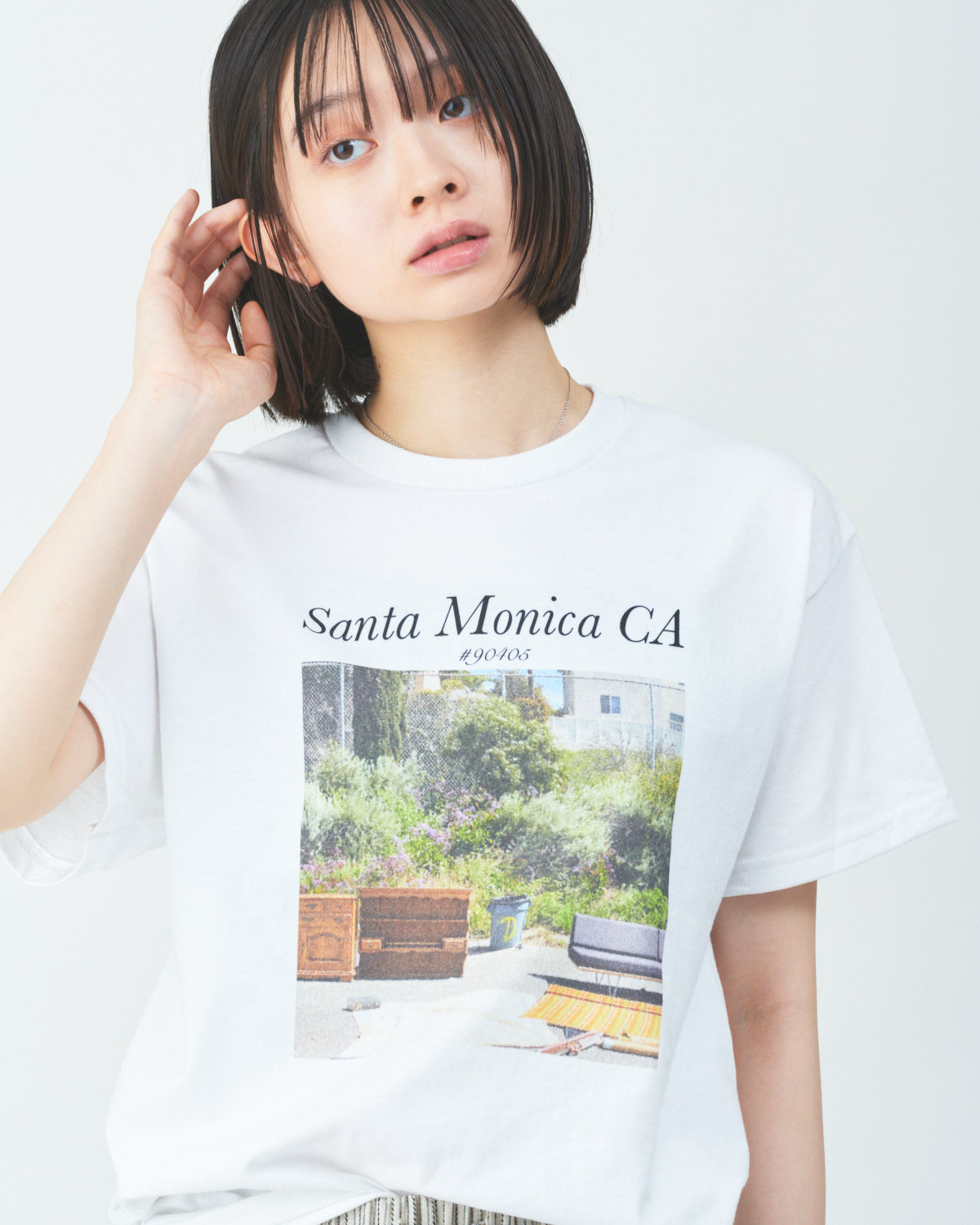 Photo print T-shirts &quot;Santa Monica&quot;