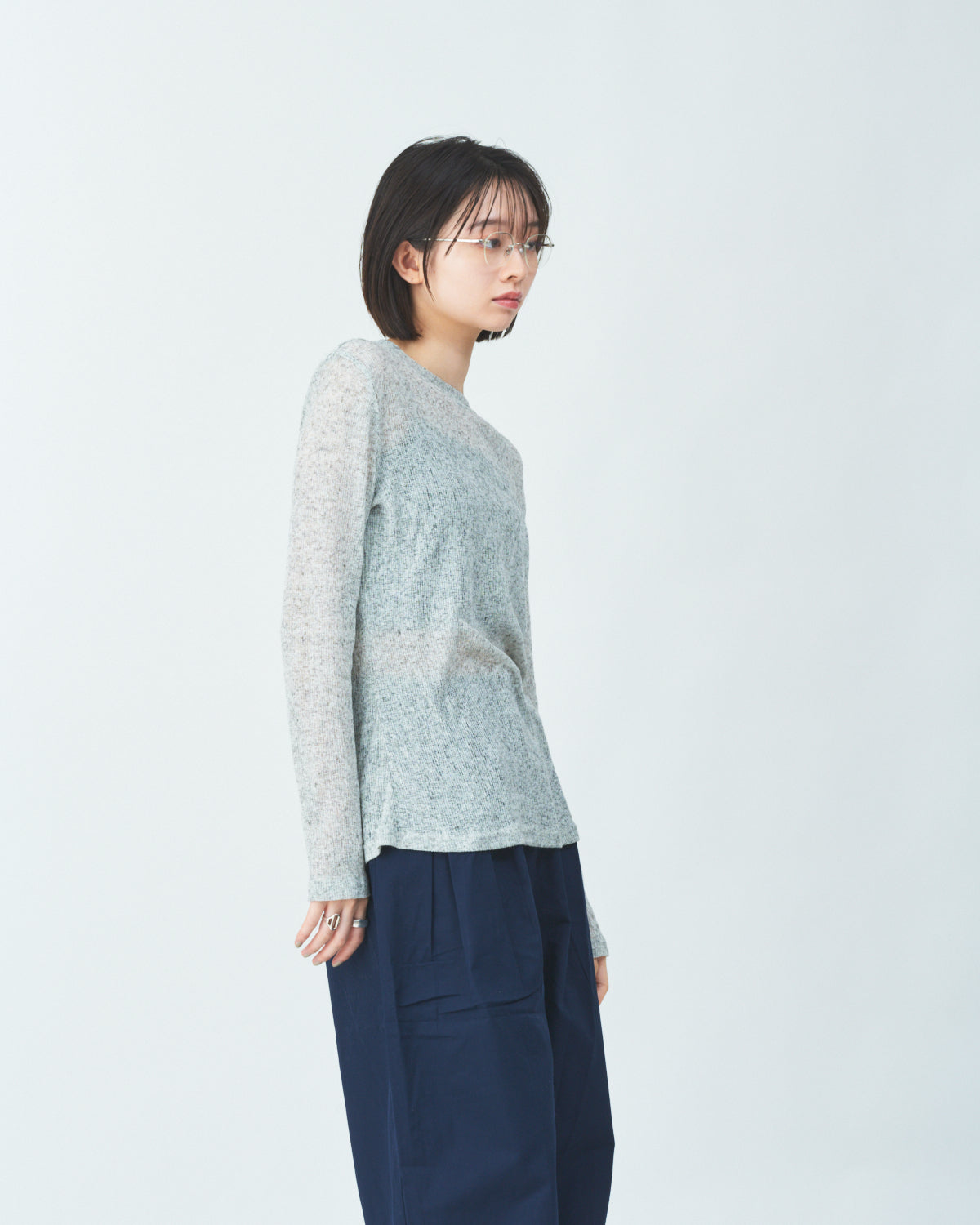 トップス cizzato Ensemble Sheer Knit Tops Ensemble Sheer Knit Tops t1911-381 | cizatto