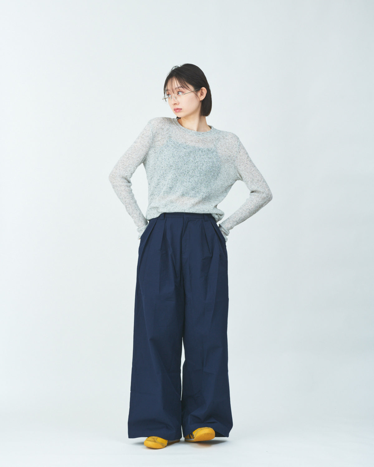 Tack wide work pants