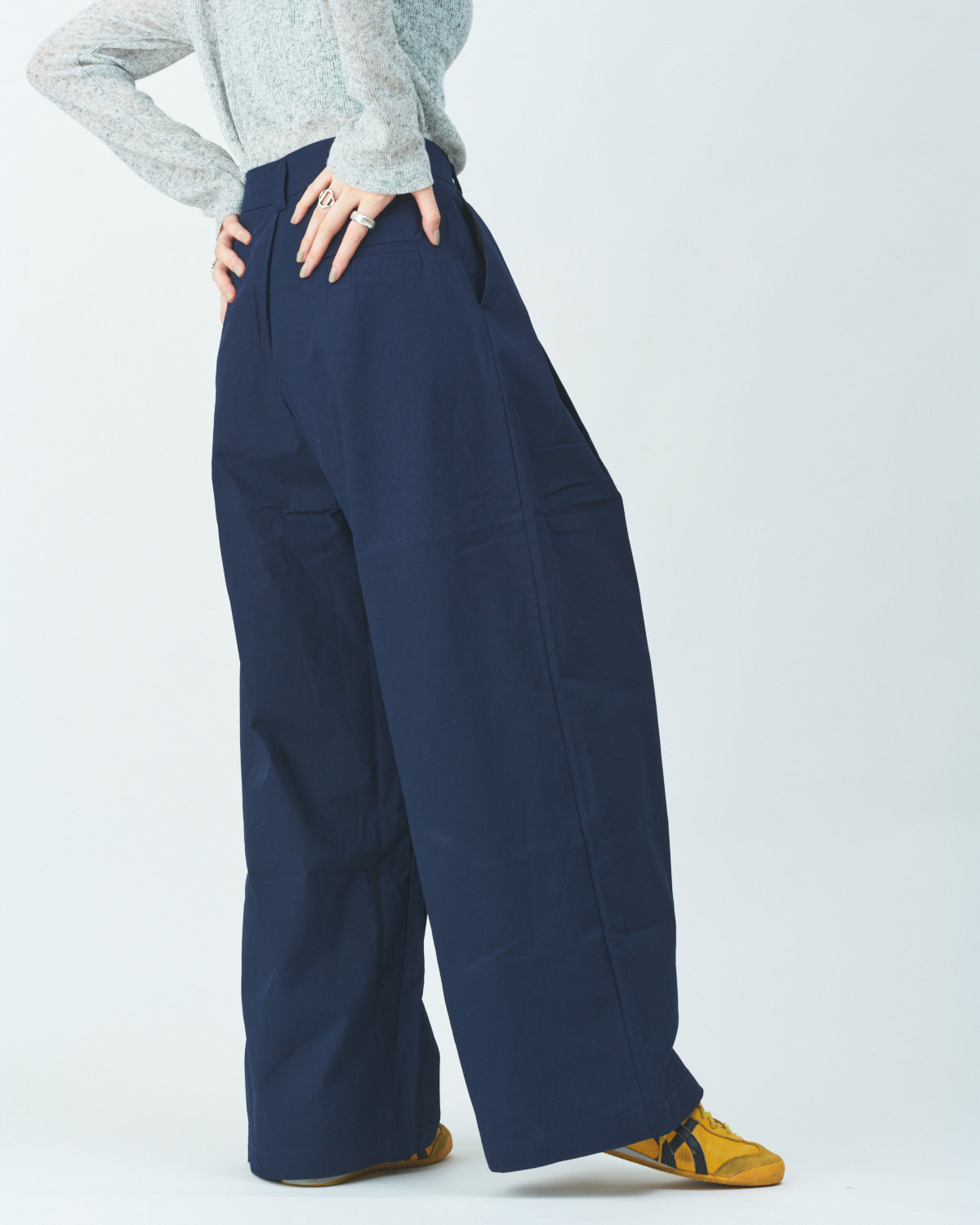 Tack wide work pants