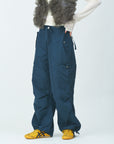 Nylon parachute cargo pants