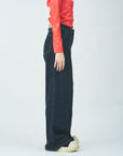 Volume wide denim pants