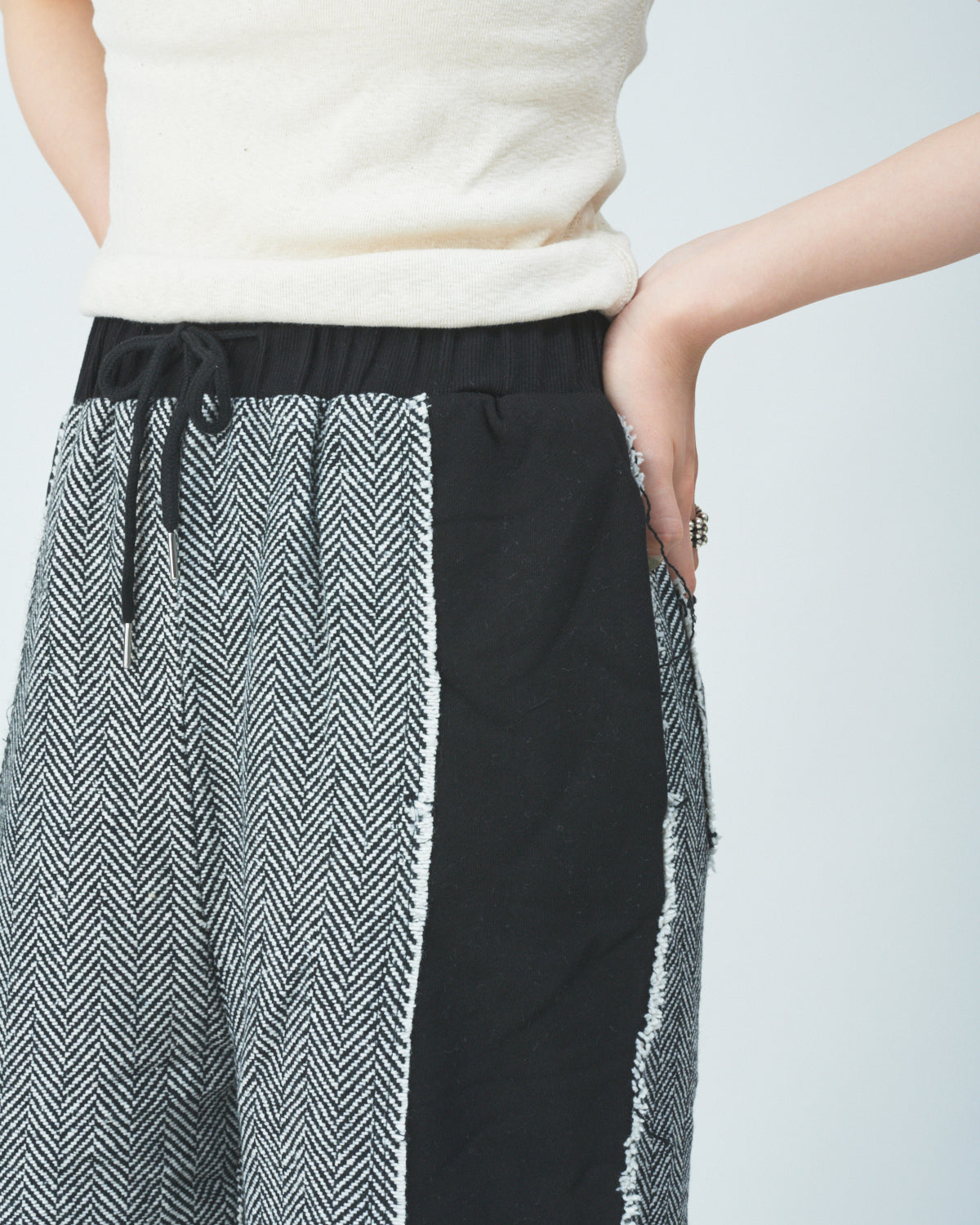 Herringbone crazy easy pants