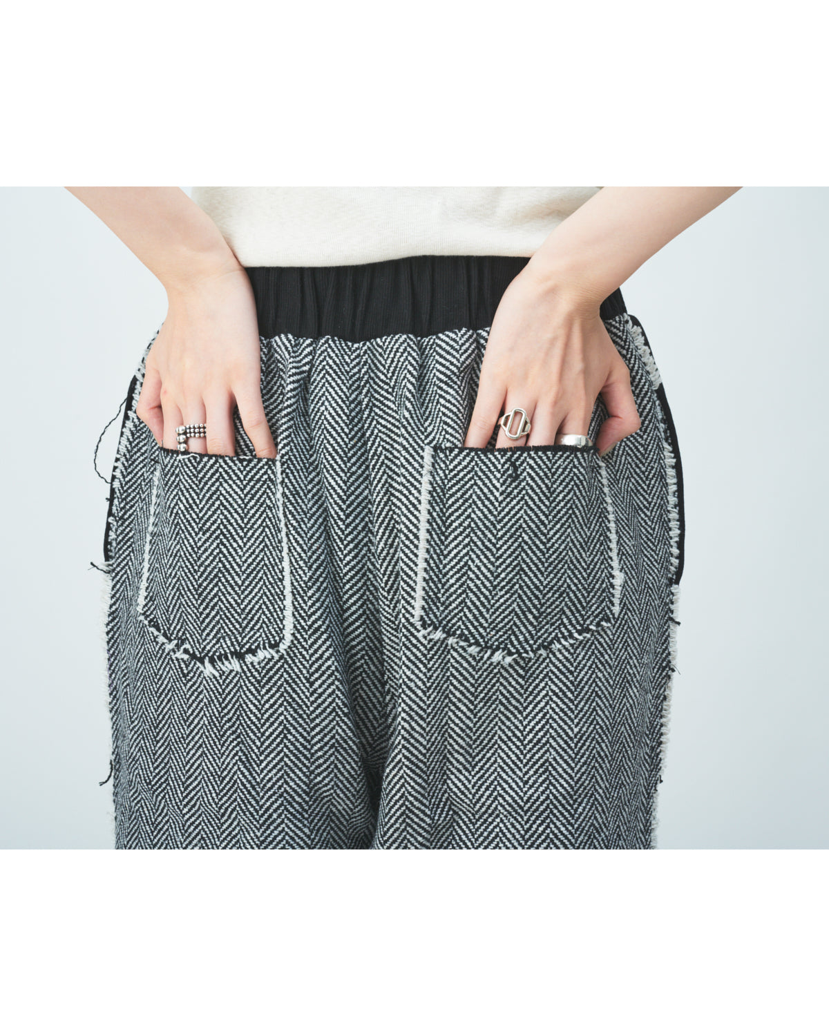 Herringbone crazy easy pants