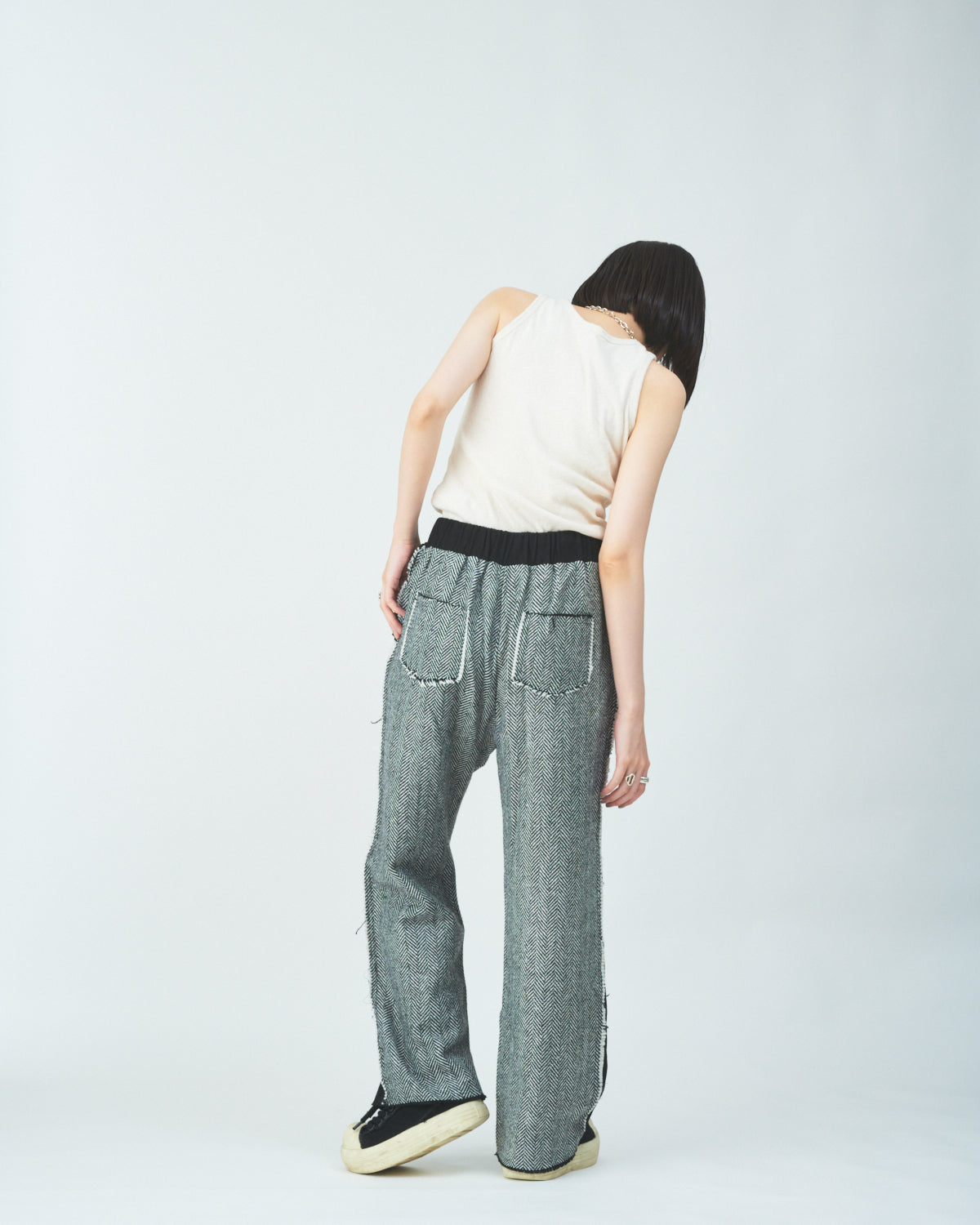 Herringbone crazy easy pants