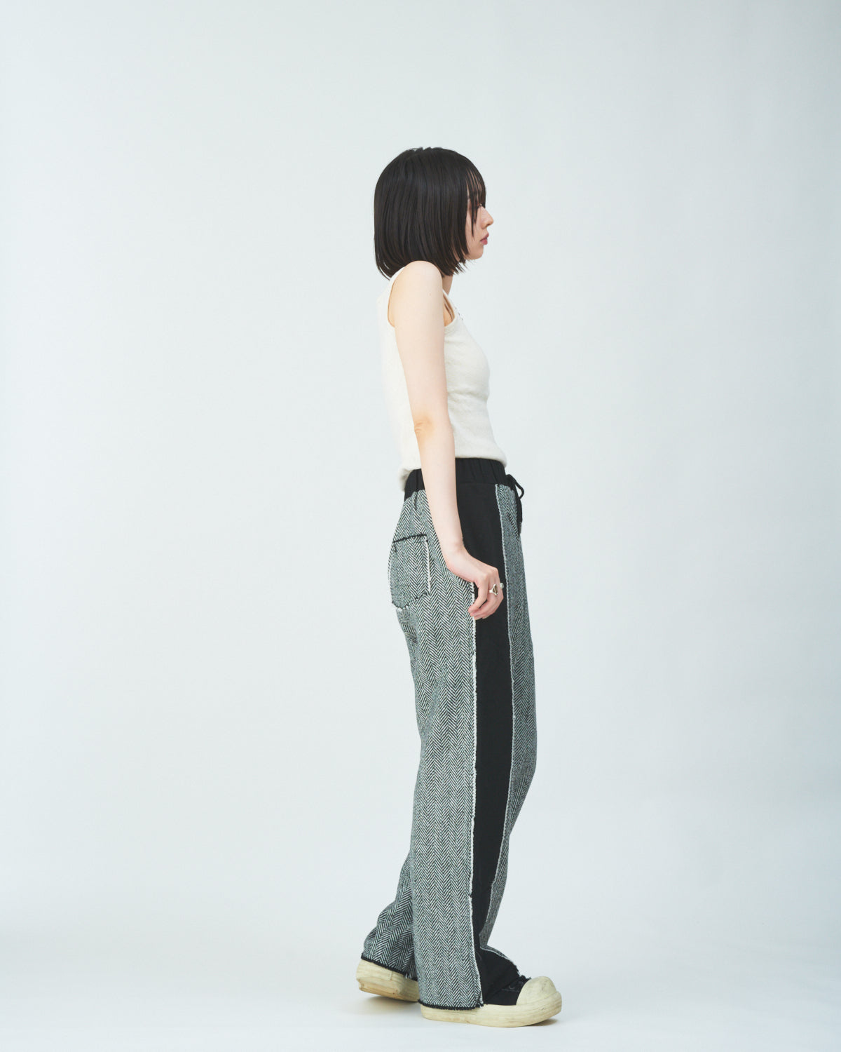 Herringbone crazy easy pants