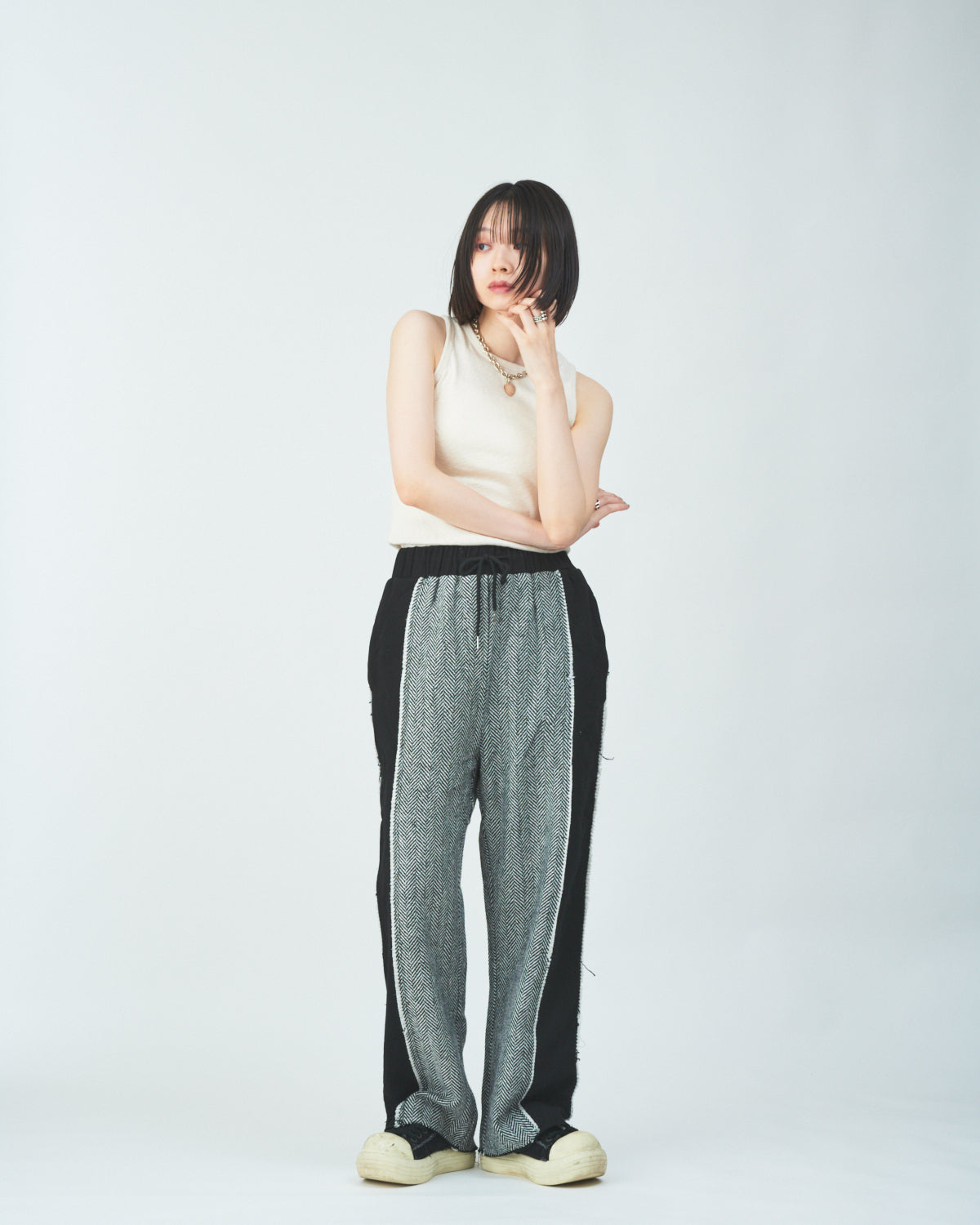 Herringbone crazy easy pants