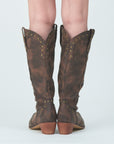 Pushpin western boots