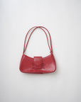 Front ribbon hand bag