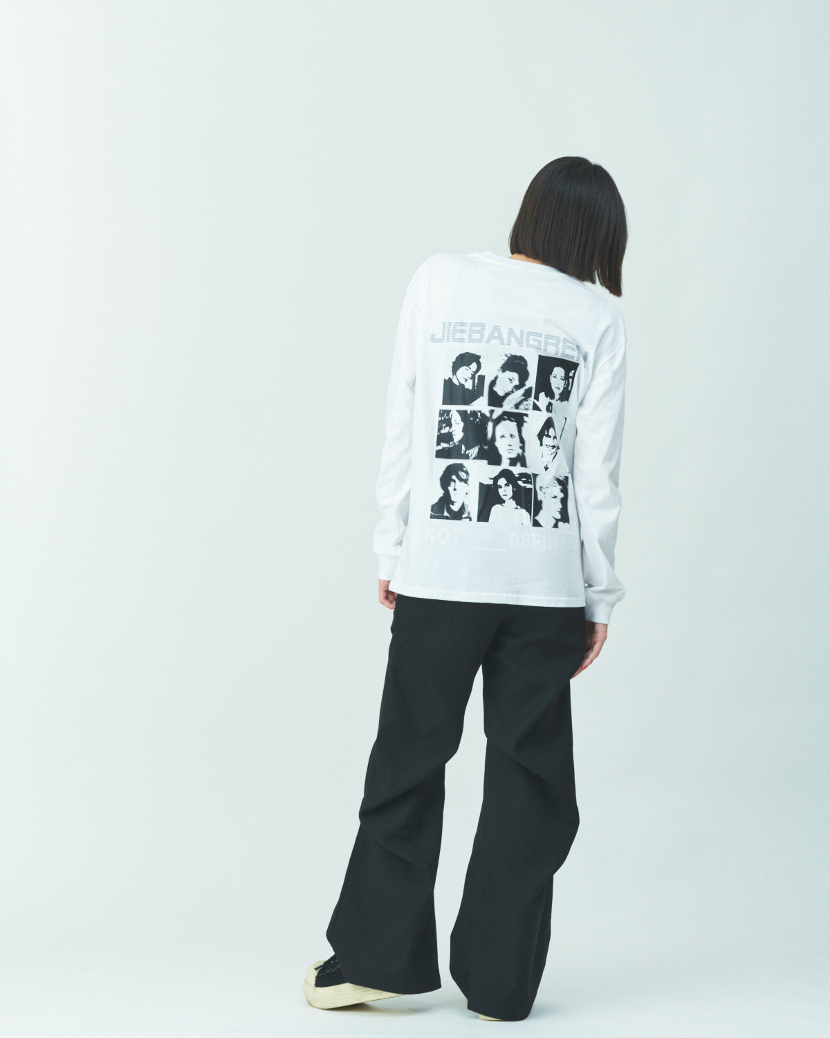 Big print long sleeve T-shirts