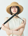 Ribbon straw hat