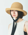 Ribbon straw hat