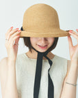 Ribbon straw hat