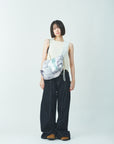 All print shoulder bag