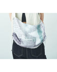 All print shoulder bag