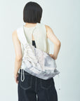 All print shoulder bag