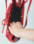 Ribbon hand bag